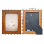 Wavy Edge Solid Wood 5x7 Photo Frame - Image 5
