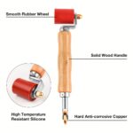 Dual-Ended Silicone Seam Roller with 30mm & 40mm Rollers - Image 5