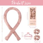 Ellitina Luxury Satin Heatless Curling Set – Blush Pink - Image 3