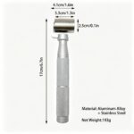 Professional Stainless Steel Wallpaper Seam Roller with Textured Handle - Image 2