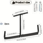 Heavy-Duty Ceiling Storage Hooks — 2 or 4 Pack - Image 3