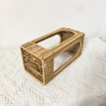 Natural Woven Rattan-Style Lantern - Image 4