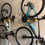 Natural Wooden Wall-Mounted Bicycle Rack with Removable Shelf - Image 10