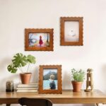 Wavy Edge Solid Wood 5x7 Photo Frame - Image 6