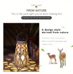 Luma Woven Solar Garden Lantern - Image 7