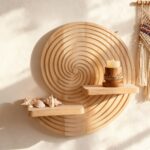 Circular Wooden Spiral Wall Shelf - Image 6