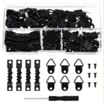 252-Piece Picture Frame Hanging Kit with Black & Brass Hardware Organiser - Image 7
