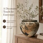 Rustic Wabi-Sabi Ceramic Plant Pot - Image 6