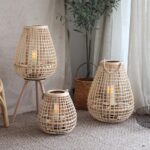 Liora Handwoven Floor Lantern