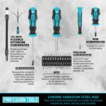 Professional 43-Piece Magnetic Screwdriver Set with Storage Case - Image 5