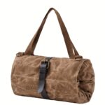 Vintage Roll-Up Canvas Tool Organiser with Zipped Compartments - Image 3