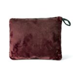 2-in-1 Packable Travel Blanket & Pillow with Luggage Sleeve – Charcoal Grey - Image 13