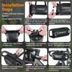 7L Waterproof Roll-Top Bicycle Handlebar Bag - Image 4