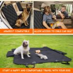 Quilted Waterproof Dog Car Seat Cover – Universal Rear Bench Protector - Image 4