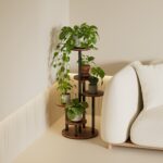 Vintage Wood & Metal Plant Stand - Image 5