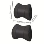 Ergonomic Contoured Car Neck Support Pillow – Black - Image 4