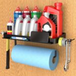 Heavy-Duty Garage Cleaning Station with Paper Towel Holder