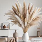 Natural Beige & White Dried Pampas Grass Styling Bundle