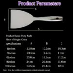 Premium Full-Stainless Steel Putty Knife & Decorating Scraper - Image 5