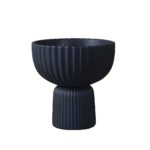 White Nordic Pedestal Ceramic Plant Pot - Image 13