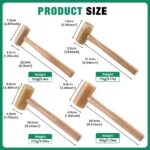 Professional Rawhide Leathercraft & Jewellery Mallet - Image 2