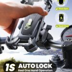Dual Vibration-Dampening Motorcycle Phone Mount - Image 2