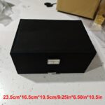 Blush Pink Velvet Lockable Jewellery Box with Mirror & Drawer - Image 4