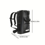 25L Waterproof Tarpaulin Cycling Backpack with Reflective Detail