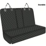 Premium Quilted Dog Car Seat Cover – Rear Bench Protector