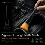 Premium 3-Piece Interior Car Detailing Brush & Cleaning Mitt Set - Image 3