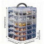 Six-Tier 36-Compartment Hardware Organiser