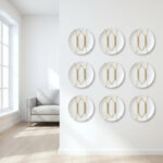 Set of 3 Adjustable Invisible Plate Hangers with Protective Tips - Image 3