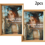 Modern Wooden Display Photo Frame with Mat Board - Image 12