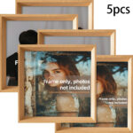 Modern Wooden Display Photo Frame with Mat Board - Image 9
