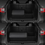 Premium 2-Piece Foldable Faux Leather Car Boot Organiser Set