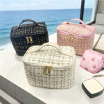 Luxury Tweed Beauty Travel Case - Image 7
