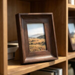Wide Walnut Photo Frame