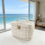Luxury Tweed Beauty Travel Case - Image 10