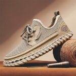 Men’s Sand Mesh & Suede-Look Casual Sneakers