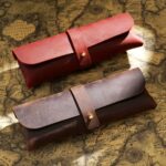 Personalised Crazy Horse Leather Pencil & Artist Tool Case - Image 8