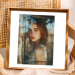 Modern Wooden Display Photo Frame with Mat Board - Image 5