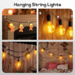 40-Piece Transparent Adhesive Clips for String Lights & Cables - Image 7