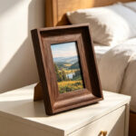 Wide Walnut Photo Frame - Image 6