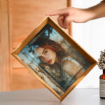 Modern Wooden Display Photo Frame with Mat Board - Image 4
