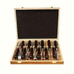 12-Piece Professional Wood Carving Tool Set with Wooden Case - Image 7