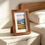 Modern Wooden Photo Frame with Mat Board - Image 8