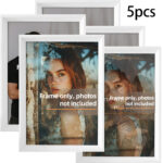 Modern Wooden Display Photo Frame with Mat Board - Image 10