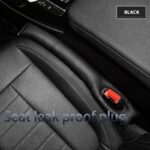 Set of 2 Premium Car Seat Gap Fillers – Black Faux Leather - Image 6