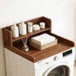 Wooden Laundry Countertop Shelf for Washer & Dryer Organisation - Image 5