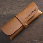 Personalised Crazy Horse Leather Pencil & Artist Tool Case - Image 3